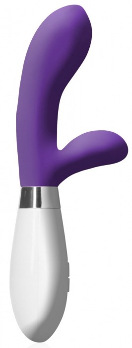 Фиолетовый вибратор-кролик Achilles - 20,5 см. - Shots Media BV