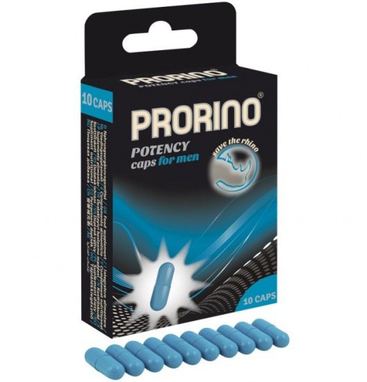 БАД для мужчин ero black line PRORINO Potency Caps for men - 10 капсул - Ero - купить с доставкой в Краснодаре