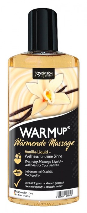 Массажное масло с ароматом ванили WARMup vanilla - 150 мл. - Joy Division - купить с доставкой в Краснодаре