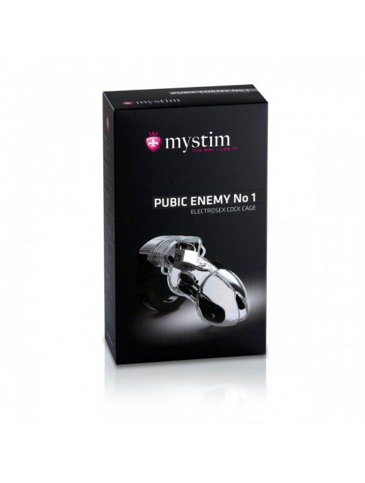 Пояс верности с электростимуляцией Pubic Enemy №1 - MyStim - купить с доставкой в Краснодаре