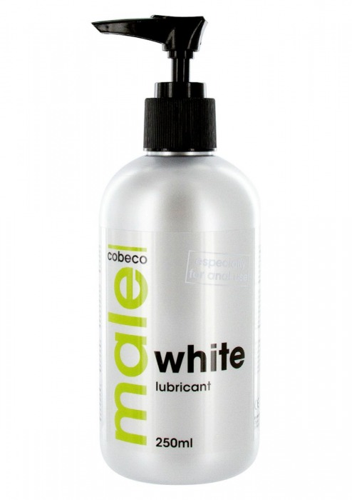 Анальная смазка на водной основе MALE Cobeco White Lubricant - 250 мл. - Cobeco - купить с доставкой в Краснодаре