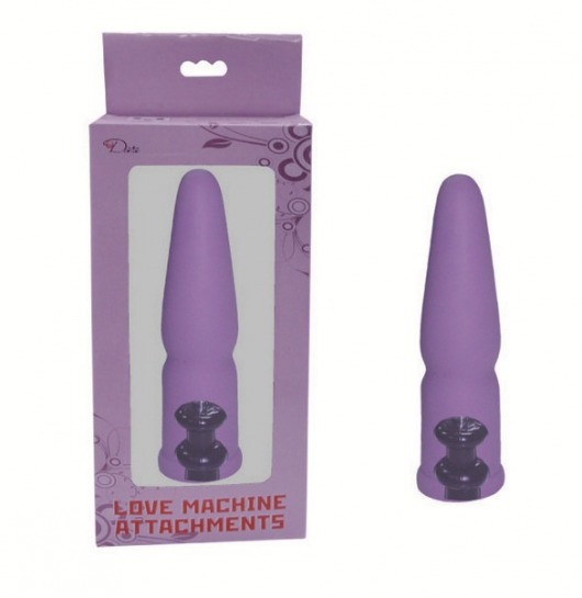 Фиолетовая анальная насадка для секс-машин - MyWorld - DIVA - купить с доставкой в Краснодаре