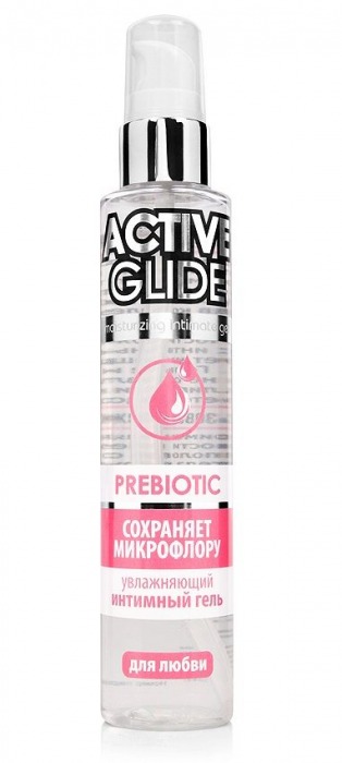Увлажняющий интимный гель Active Glide Prebiotic - 100 гр. - Биоритм - купить с доставкой в Краснодаре
