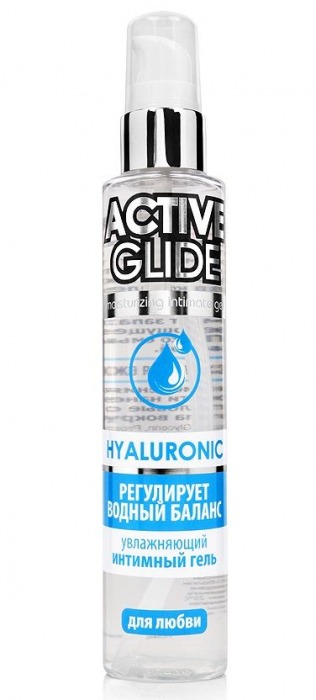 Увлажняющий интимный гель Active Glide Hyaluronic - 100 гр. - Биоритм - купить с доставкой в Краснодаре