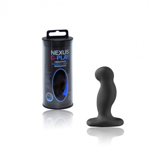 Анальный стимулятор Nexus G-Play Small Black с вибрацией - 7,4 см. - Nexus Range - в Краснодаре купить с доставкой