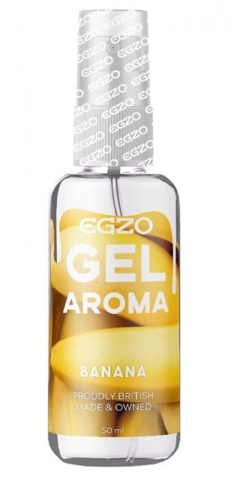 Интимный лубрикант EGZO AROMA с ароматом банана - 50 мл. - EGZO - купить с доставкой в Краснодаре