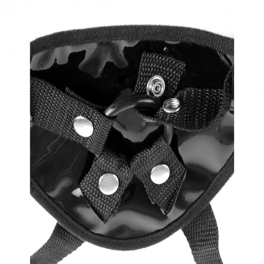 Женские трусики для страпона Garter Belt Harness с креплением для чулок - Pipedream - купить с доставкой в Краснодаре