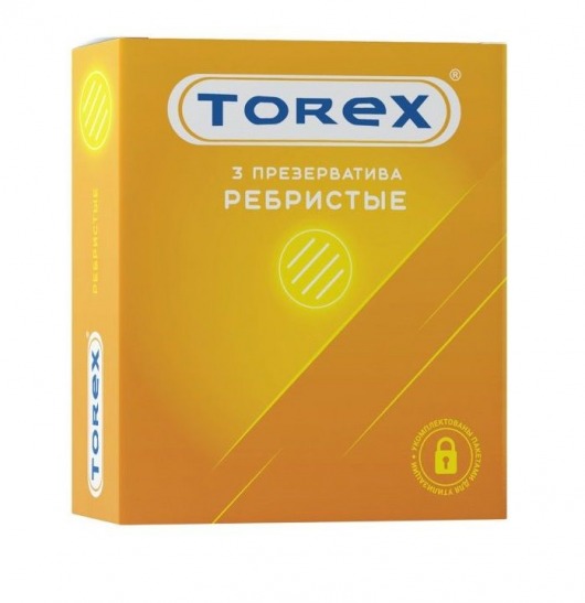 Текстурированные презервативы Torex  Ребристые  - 3 шт. - Torex - купить с доставкой в Краснодаре