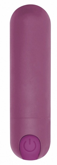 Фиолетовая перезаряжаемая вибропуля 7 Speed Rechargeable Bullet - 7,7 см. - Shots Media BV