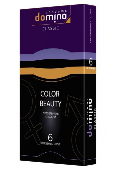 Разноцветные презервативы DOMINO Colour Beauty - 6 шт. - Domino - купить с доставкой в Краснодаре
