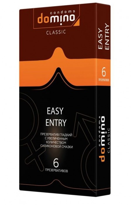 Презервативы с увеличенным количеством смазки DOMINO Easy Entry - 6 шт. - Domino - купить с доставкой в Краснодаре