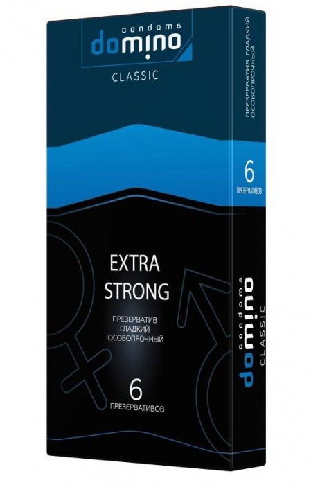 Суперпрочные презервативы DOMINO Extra Strong - 6 шт. - Domino - купить с доставкой в Краснодаре