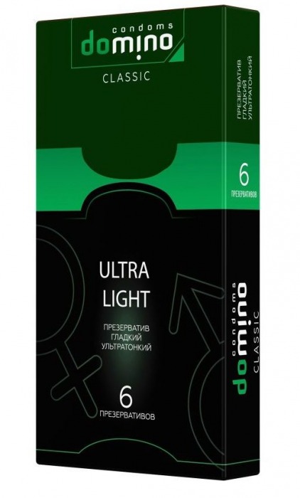 Супертонкие презервативы DOMINO Ultra Light - 6 шт. - Domino - купить с доставкой в Краснодаре