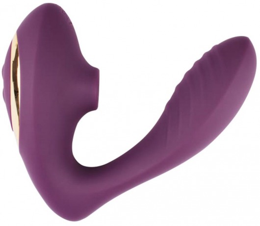 Фиолетовый вибростимулятор Double Orgasm - Chisa