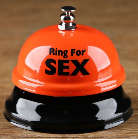 Настольный звонок RING FOR SEX - Сима-Ленд - купить с доставкой в Краснодаре