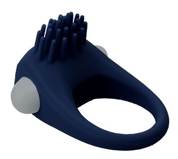 Синее эрекционное виброкольцо STIMU RING - Dream Toys - в Краснодаре купить с доставкой