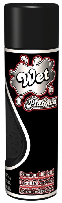 Гель-лубрикант на силиконовой основе Wet Platinum - 265 мл. - Wet International Inc. - купить с доставкой в Краснодаре
