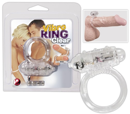 Прозрачное эрекционное виброкольцо Vibro Ring Clear - Orion - в Краснодаре купить с доставкой