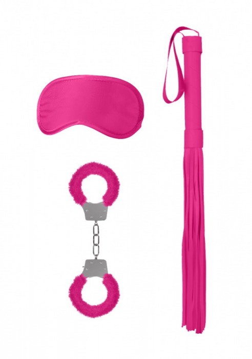 Розовый набор для бондажа Introductory Bondage Kit №1 - Shots Media BV - купить с доставкой в Краснодаре