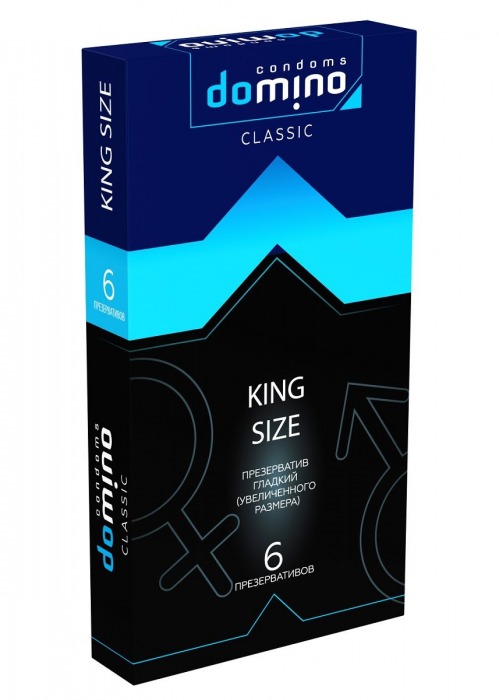 Презервативы увеличенного размера DOMINO Classic King size - 6 шт. - Domino - купить с доставкой в Краснодаре