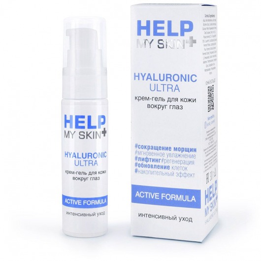 Крем-гель для кожи вокруг глаз Help My Skin Hyaluronic - 30 гр. -  - Магазин феромонов в Краснодаре