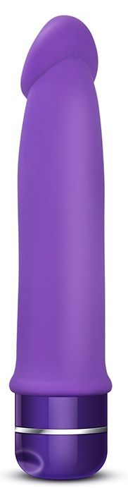 Фиолетовый вибромассажер Purity - 19 см. - Blush Novelties