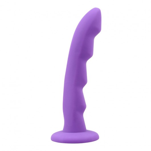 Фиолетовая насадка для страпона Crush On Cavelier - 17 см. - Chisa - купить с доставкой в Краснодаре