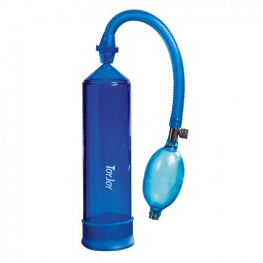 Синяя вакуумная помпа Power Pump Blue - Toy Joy - в Краснодаре купить с доставкой