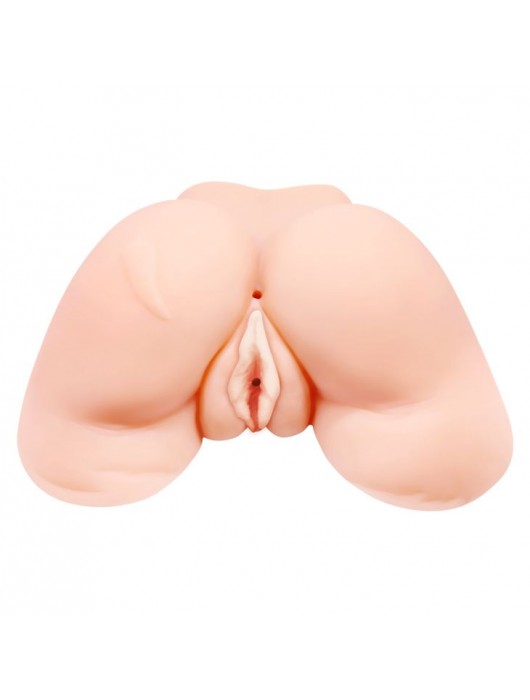 Телесная вибровагина Julie с 2 рабочими отверстиями - Baile - в Краснодаре купить с доставкой