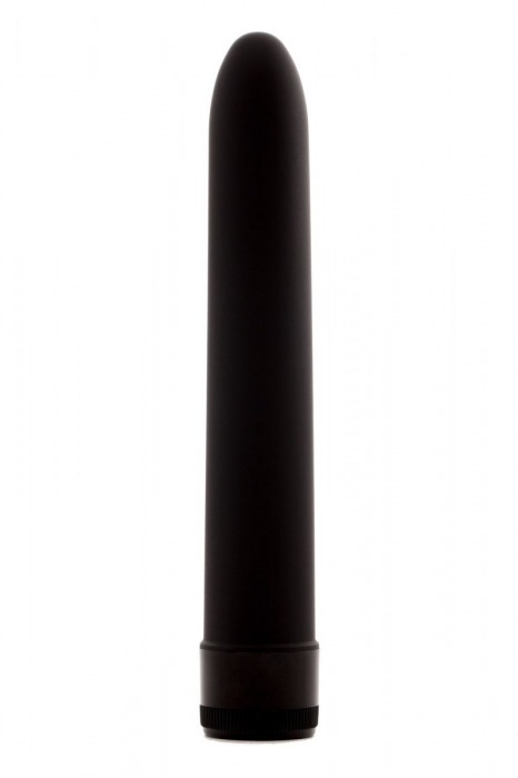Черный классический вибратор - 17,5 см. - 4sexdreaM