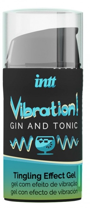 Жидкий интимный гель с эффектом вибрации Vibration! Gin   Tonic - 15 мл. - INTT - купить с доставкой в Краснодаре
