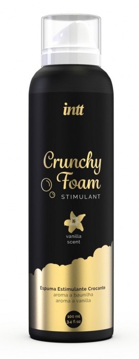 Пенка для массажа Crunchy Foam Stimulant Vanilla - 100 мл. - INTT - купить с доставкой в Краснодаре