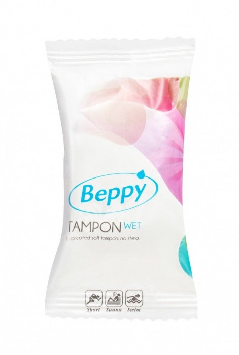 Нежно-розовые тампоны-губки Beppy Tampon Wet - 8 шт. - Beppy - купить с доставкой в Краснодаре