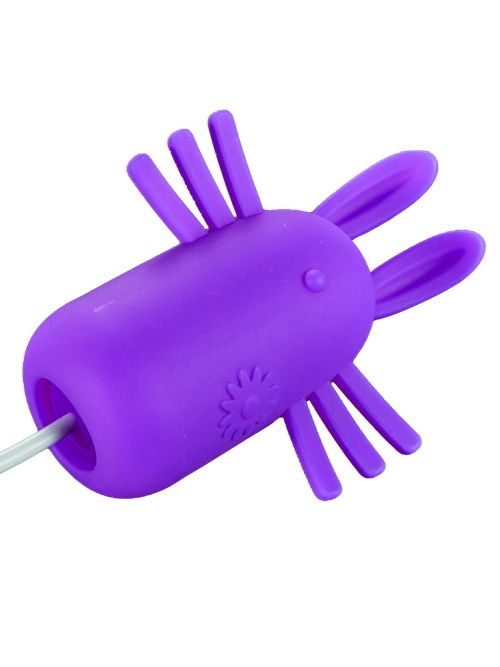 Фиолетовое виброяйцо Kitty в виде кошечки - NV Toys
