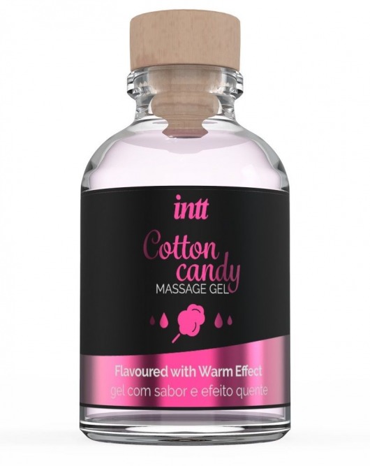 Массажный гель с согревающим эффектом Cotton Candy - 30 мл. - INTT - купить с доставкой в Краснодаре
