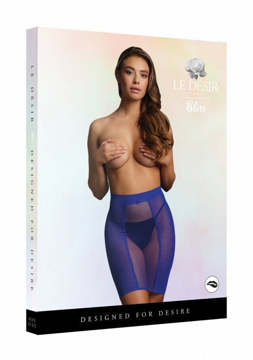 Юбка в сеточку с высокой талией High-waist Fishnet Skirt - Shots Media BV купить с доставкой