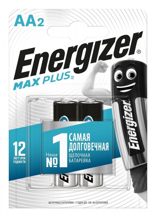 Батарейки Energizer MAX PLUS LR6/E91 AA 1.5V - 2 шт. - Energizer - купить с доставкой в Краснодаре