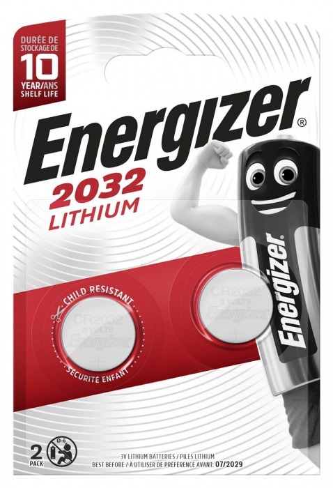 Батарейки Energizer Lithium CR2032 3V - 2 шт. - Energizer - купить с доставкой в Краснодаре