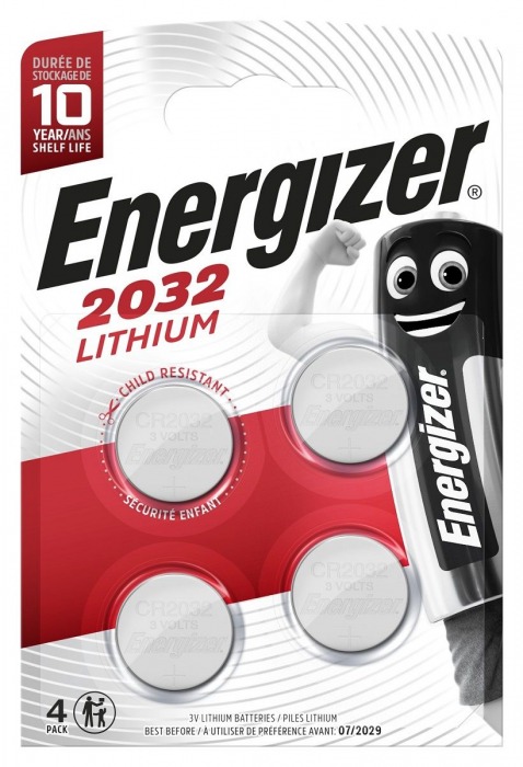 Батарейки Energizer Lithium CR2032 3V - 4 шт. - Energizer - купить с доставкой в Краснодаре