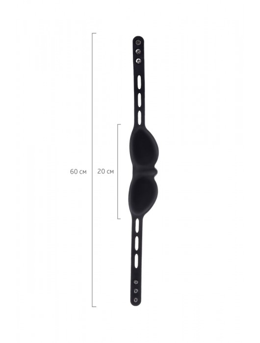 Черная плотная силиконовая маска - ToyFa - купить с доставкой в Краснодаре