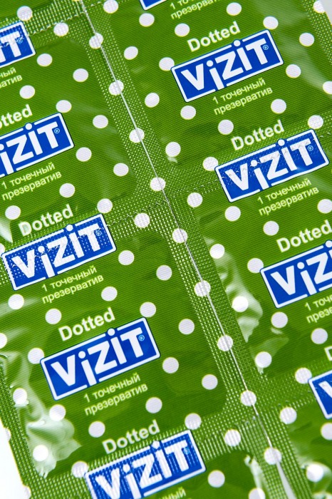Презервативы с точечками VIZIT Dotted - 3 шт. - VIZIT - купить с доставкой в Краснодаре