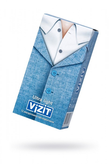 Ультратонкие презервативы VIZIT Ultra light - 12 шт. - VIZIT - купить с доставкой в Краснодаре