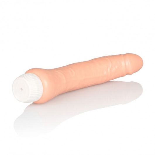 Телесный вибратор Hygienically Superior Vibes Long John - 22 см. - California Exotic Novelties