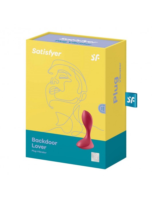 Красный вибромассажёр простаты Satisfyer Backdoor Lover - 14 см. - Satisfyer - в Краснодаре купить с доставкой
