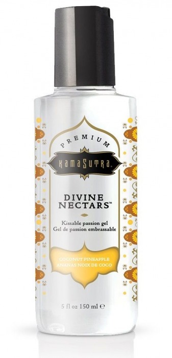 Гель-лубрикант на водной основе Divine Nectars Vanilla с ароматом ванили - 150 мл. - Kama Sutra - купить с доставкой в Краснодаре