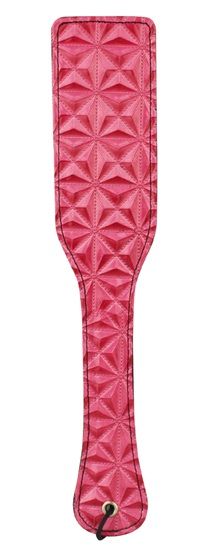 Розовый пэддл с геометрическим рисунком - 32 см. - Erokay - купить с доставкой в Краснодаре