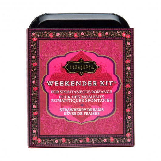 Эротический набор Weekender Kit Strawberry Dreams - Kama Sutra - купить с доставкой в Краснодаре