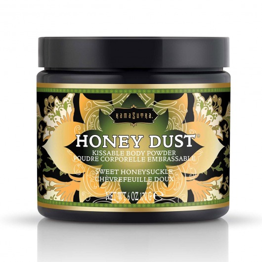 Пудра для тела Honey Dust Body Powder с ароматом жимолости - 170 гр. - Kama Sutra - купить с доставкой в Краснодаре