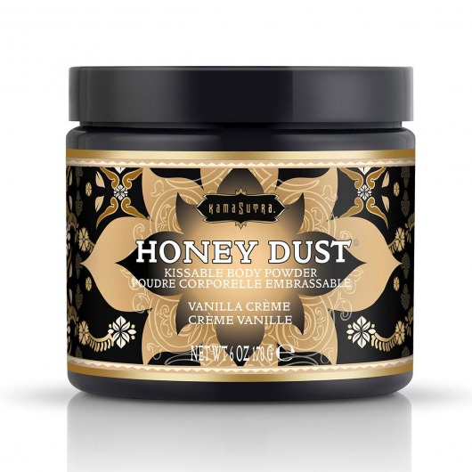 Пудра для тела Honey Dust Body Powder с ароматом ванили - 170 гр. - Kama Sutra - купить с доставкой в Краснодаре