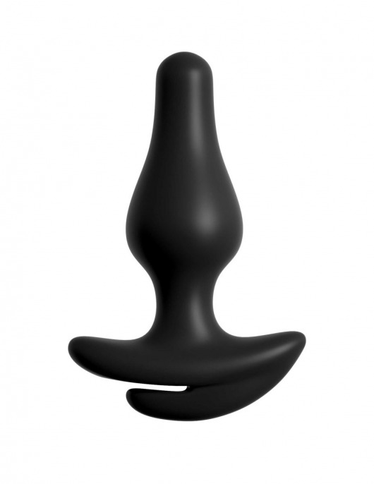 Черные трусики Remote Bowtie Bikini S-M-L с вибрацией и анальным стимулятором - Pipedream